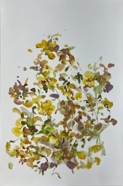 "Thicket" 2025 oil on Yupo paper 38 x 25 in.