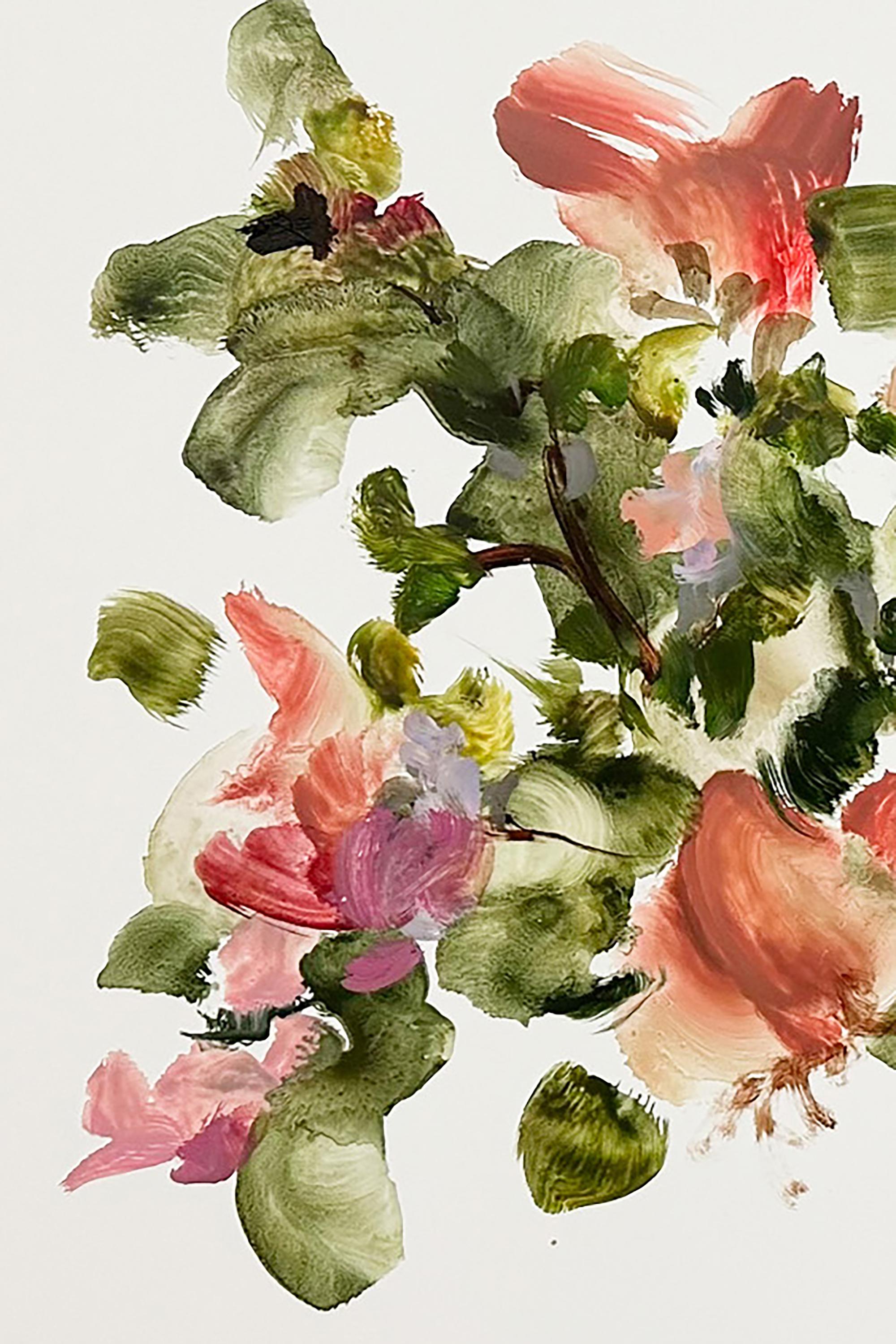 « Heavy Bounty » 2025 huile sur yupo 38 x 25 po. - Art de Tess Michalik