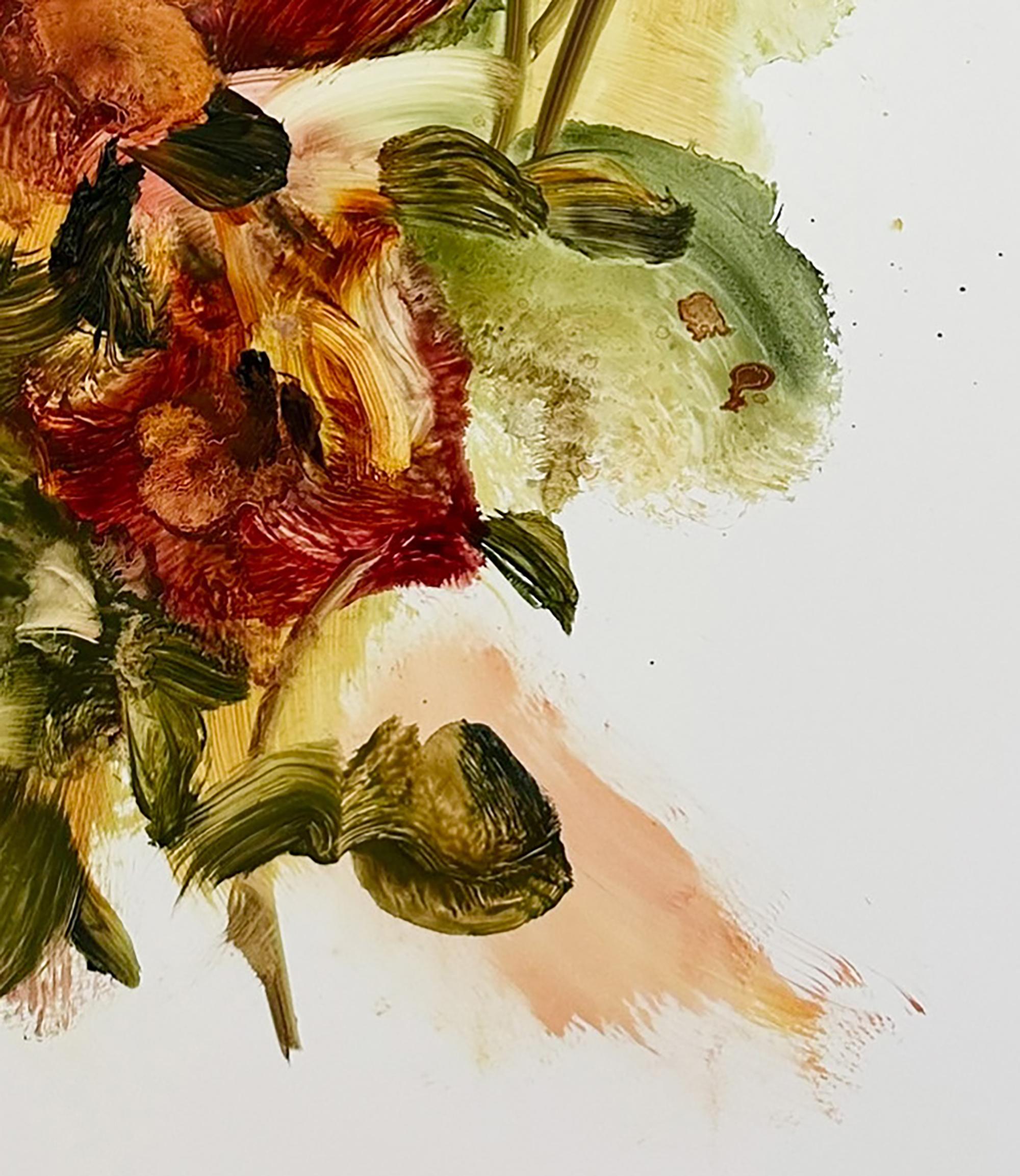 „H.D“ 2025 Öl auf yupo 25 x 19 Zoll, Ölgemälde. (Beige), Still-Life, von Tess Michalik
