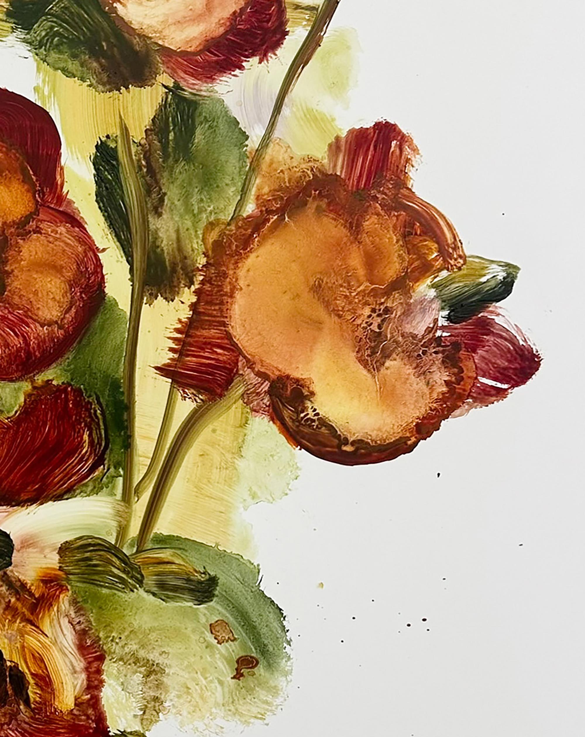 „H.D“ 2025 Öl auf yupo 25 x 19 Zoll, Ölgemälde. (Zeitgenössisch), Art, von Tess Michalik