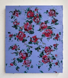 « Birfday Cake » 2023 huile sur panneau 25,5 x 30,25 pouces