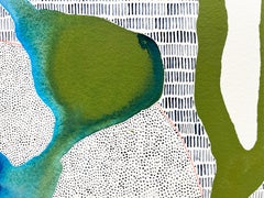 "Campanas y silbatos" 2024 tinta y lápiz de color sobre papel