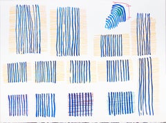 „Birthday Season“ 2024 Tusche und farbiger Bleistift auf Papier