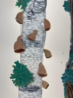 "Caught" 2025 acquerello su carta