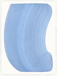 "Lines 297" 2025 pigmented ink on 300 lb hot press watercolor paper