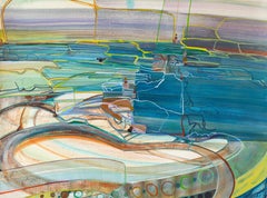 Josette Urso "Linea di marea" 2025 acquerello su carta
