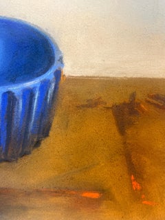 Samantha Haring "Fire" 2025 pastello a gesso su carta 15 x 15 pollici.