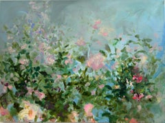 Tess Michalik "Uneasy Breezy" 2026 óleo sobre lienzo 46 x 62 pulg.