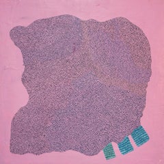 Maeve D'Arcy "Lady Fingers" -- Abstract Painting on Wood Panel