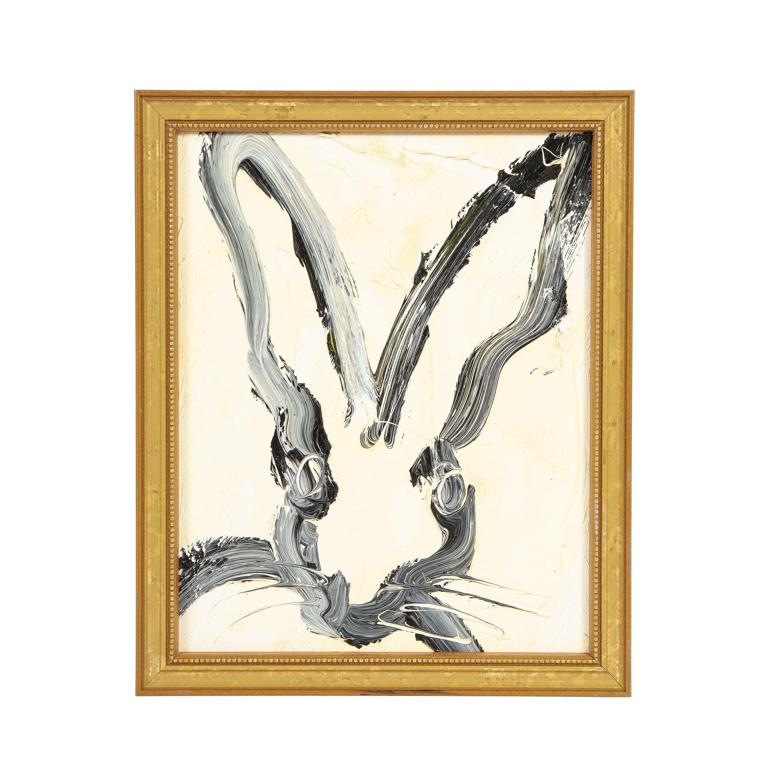 Hunt Slonem Animal Art - CRK 02129- Bunny Painting