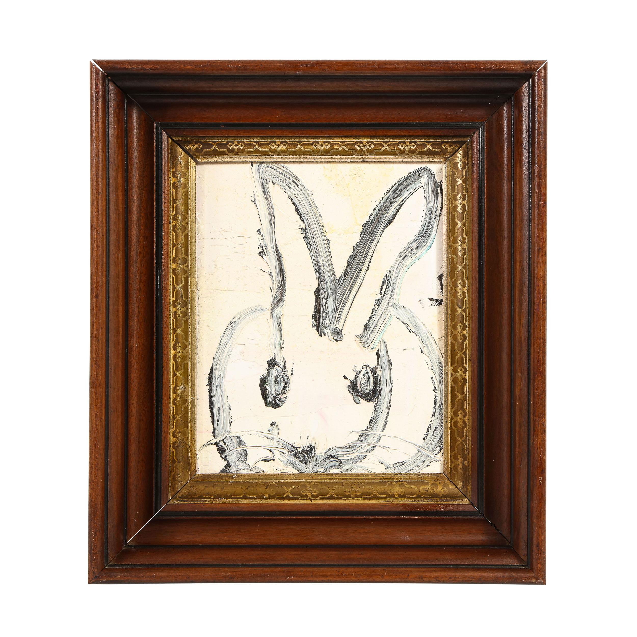 Hunt Slonem Abstract Painting - SOLD-Bunny Painting - CHL 1518