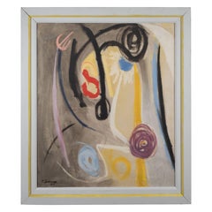 Vintage Untitled- Abstract Expressionist Composition