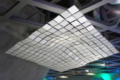 White Carpet - suspended kinetic sculpture