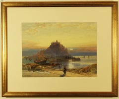 St Michael's Mount from the Causeway by Thomas Hart FSA