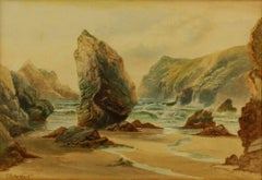 Steeple Rock and Asparagus Island, Kynance Cove by Tracey Dyke Hart