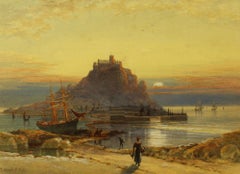 St Michael's Mount from the Causeway by Thomas Hart FSA