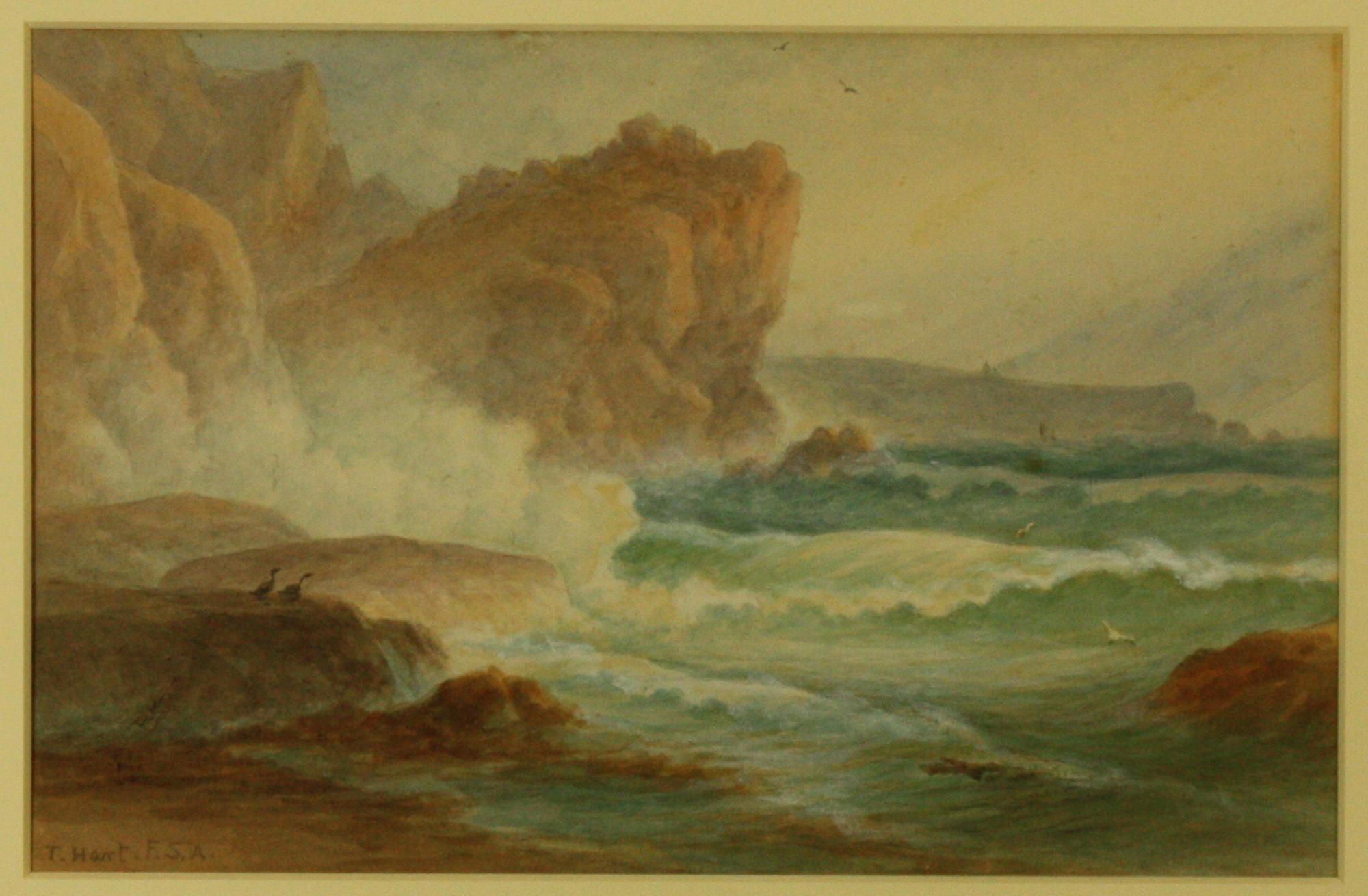 Lion Rock and the Lizard from Kynance Cove by Thomas Hart FSA For Sale 1