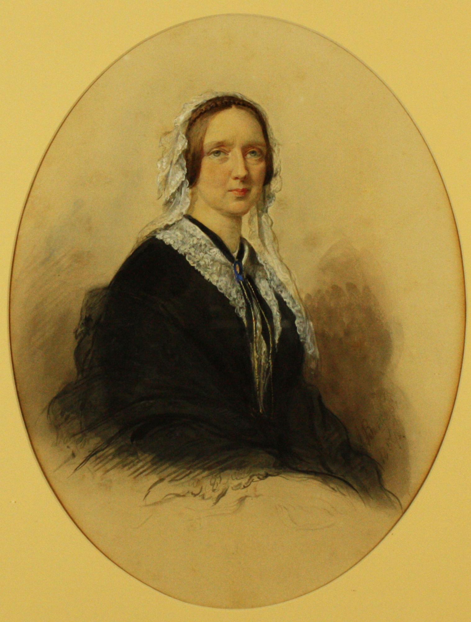 Se;lf Portrait 1859 - Art by Adelaide Burgess