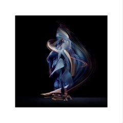 Abstract Dancers, Dark Blue 1, 2019 - Contemporary Photography, Ballet, Fashion