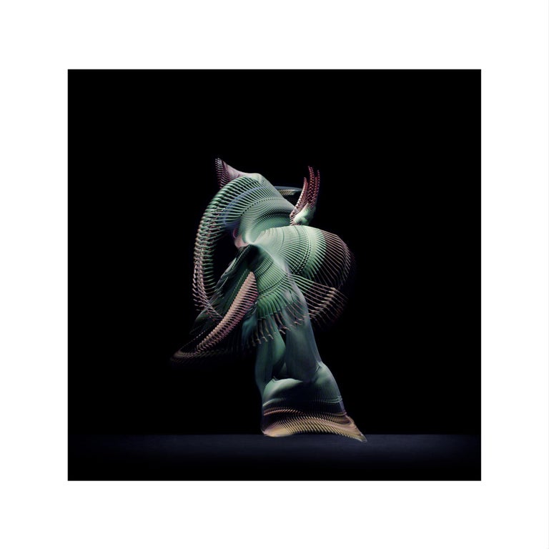 Giles Revell Abstract Dancers, Green 3, 2019 by Giles Revell