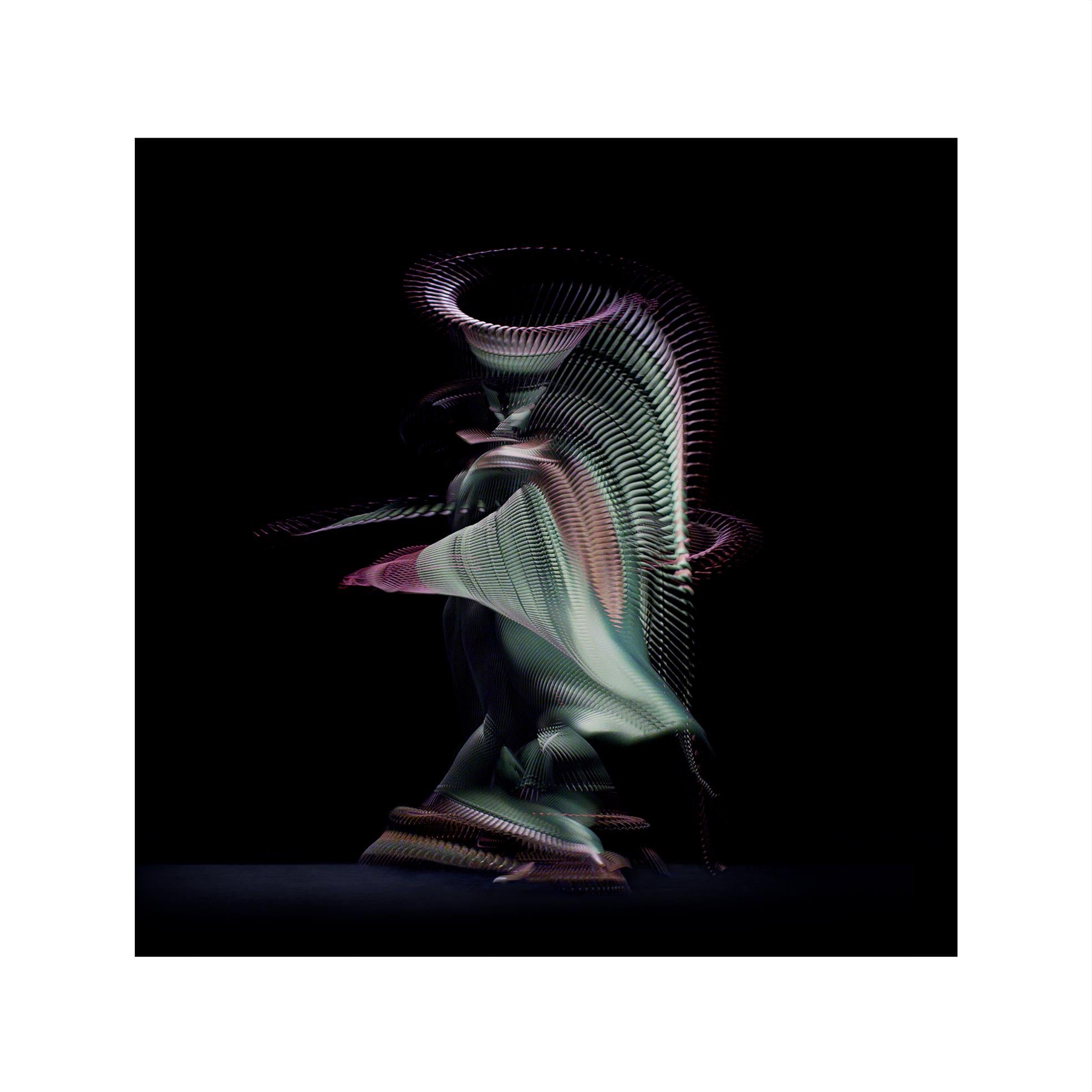 Giles Revell      Portrait Photograph - Abstract Dancers, Green 4, 2019 by Giles Revell - Photography, Contemporary, Art
