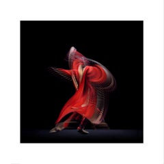 Abstract Dancers, Red 3, 2019 - Contemporary Photography, British Art, Ballet