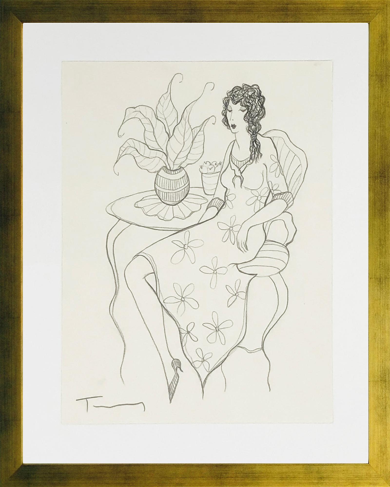 UNTITLED (WOMAN IN FLORAL DRESS)