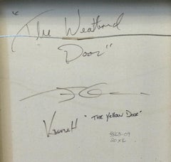 LA PORTA DANNEGGIATA DALLE INTEMPERIE