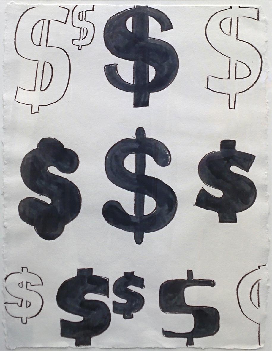 Andy Warhol Figurative Art - DOLLAR SIGNS