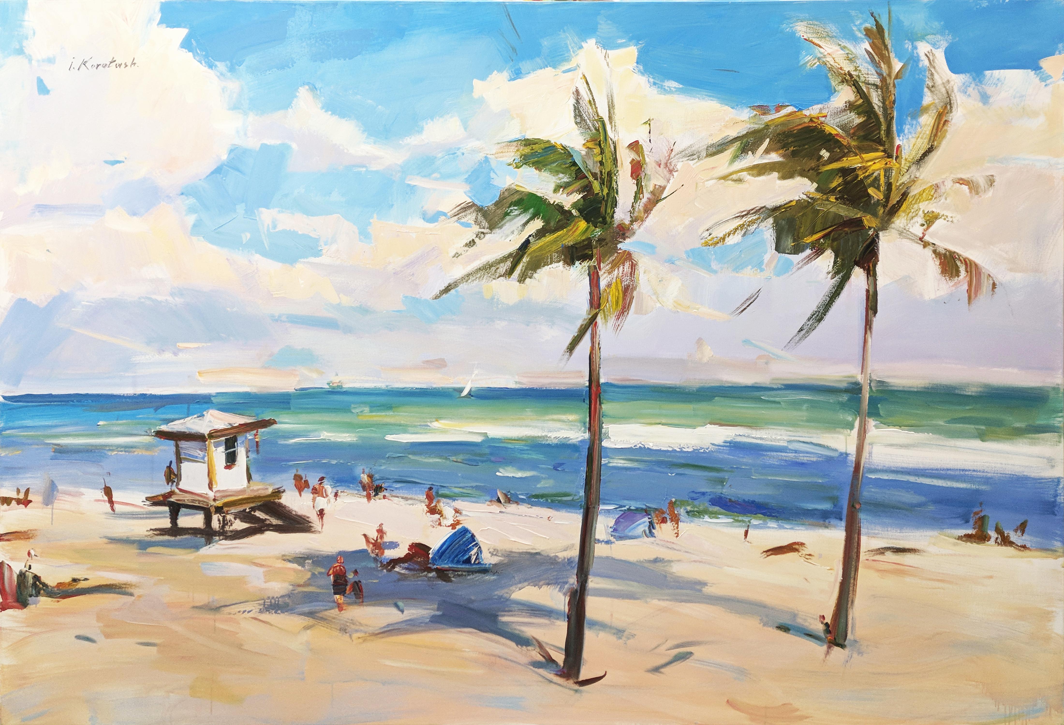 Igor Korotash Landscape Painting - SUNNY BEACH