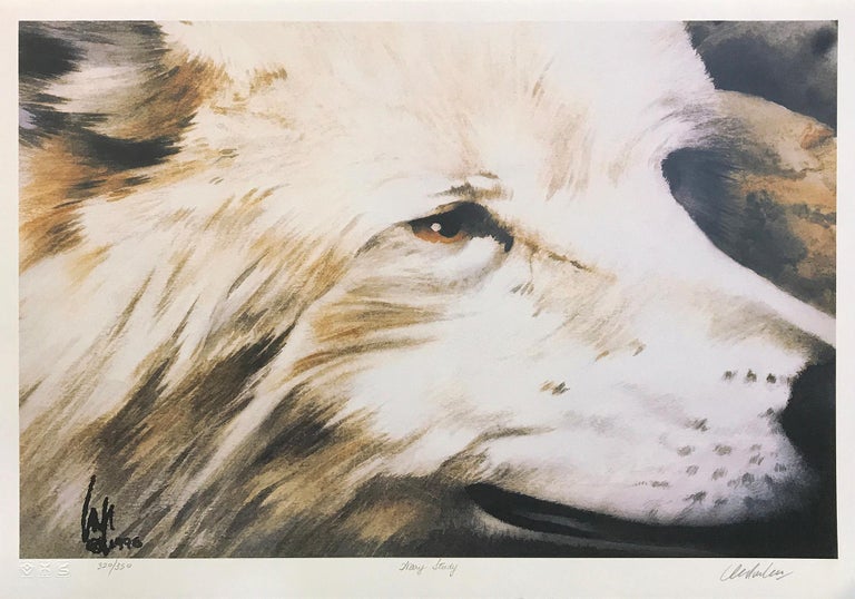 Carl Arlen Animal Print - WARY STUDY