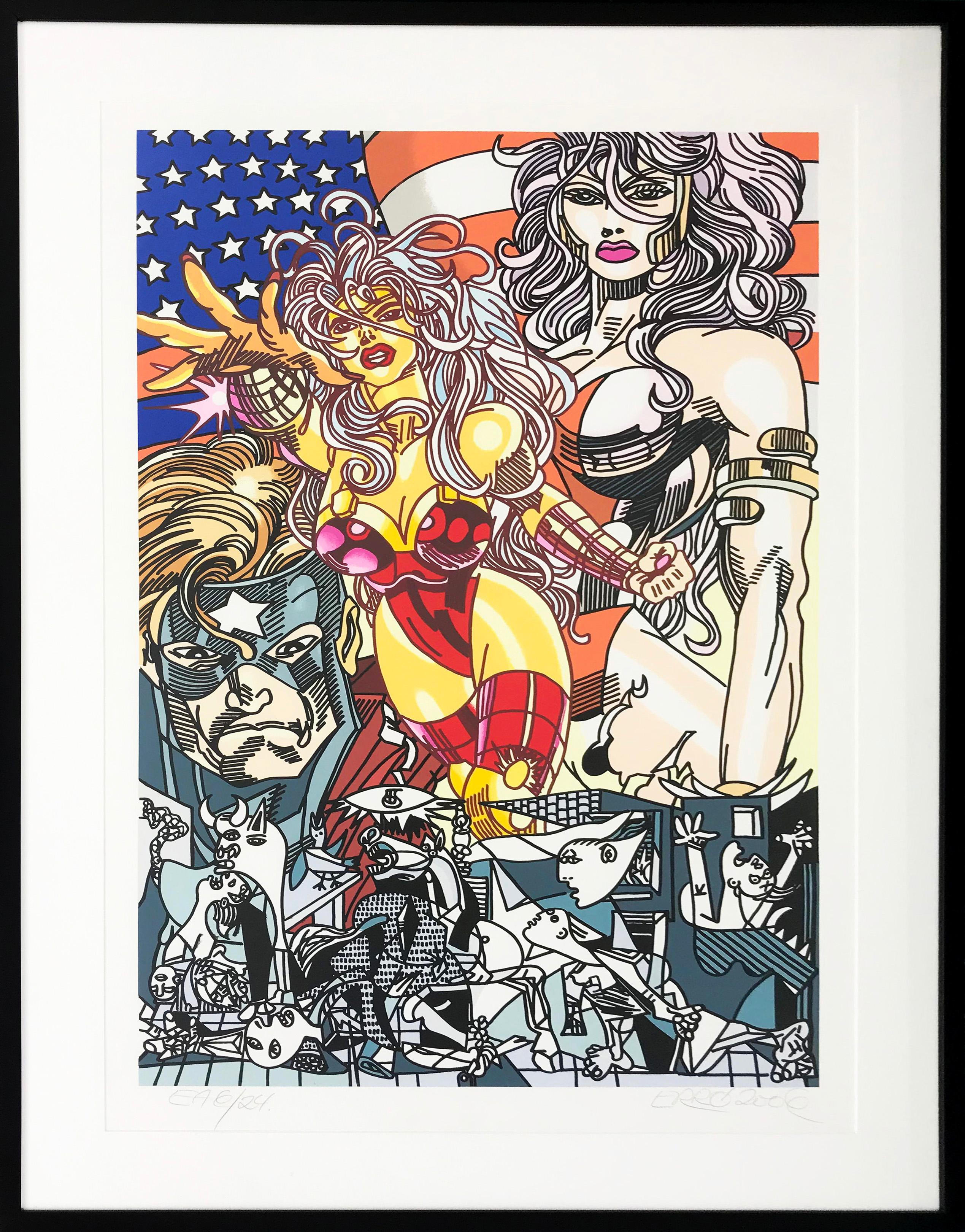 Portrait Print de Gudmundur Erro - MISS AMÉRICA