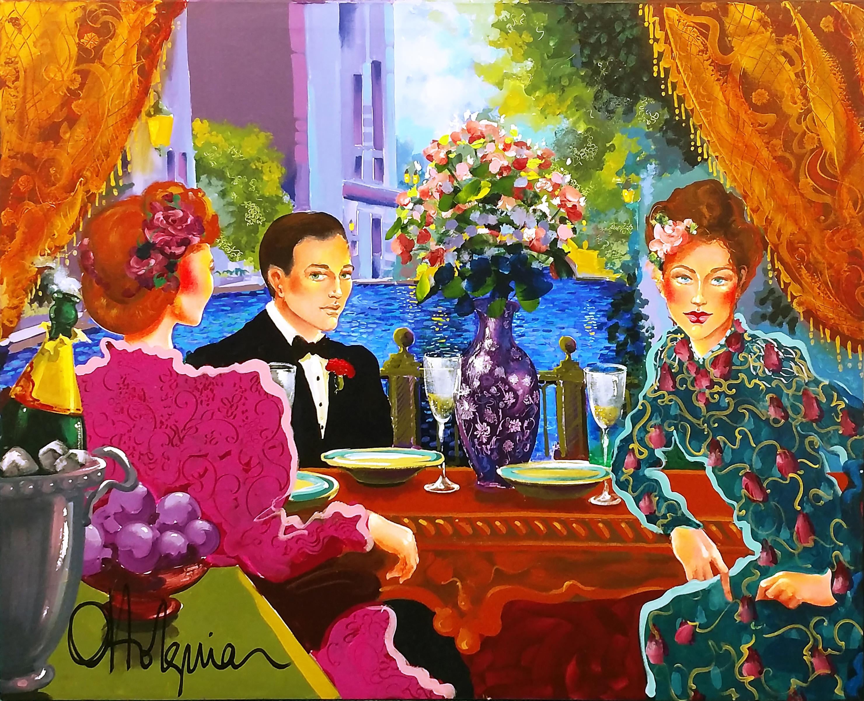 Otto Aguiar Figurative Painting - CELEBRATION