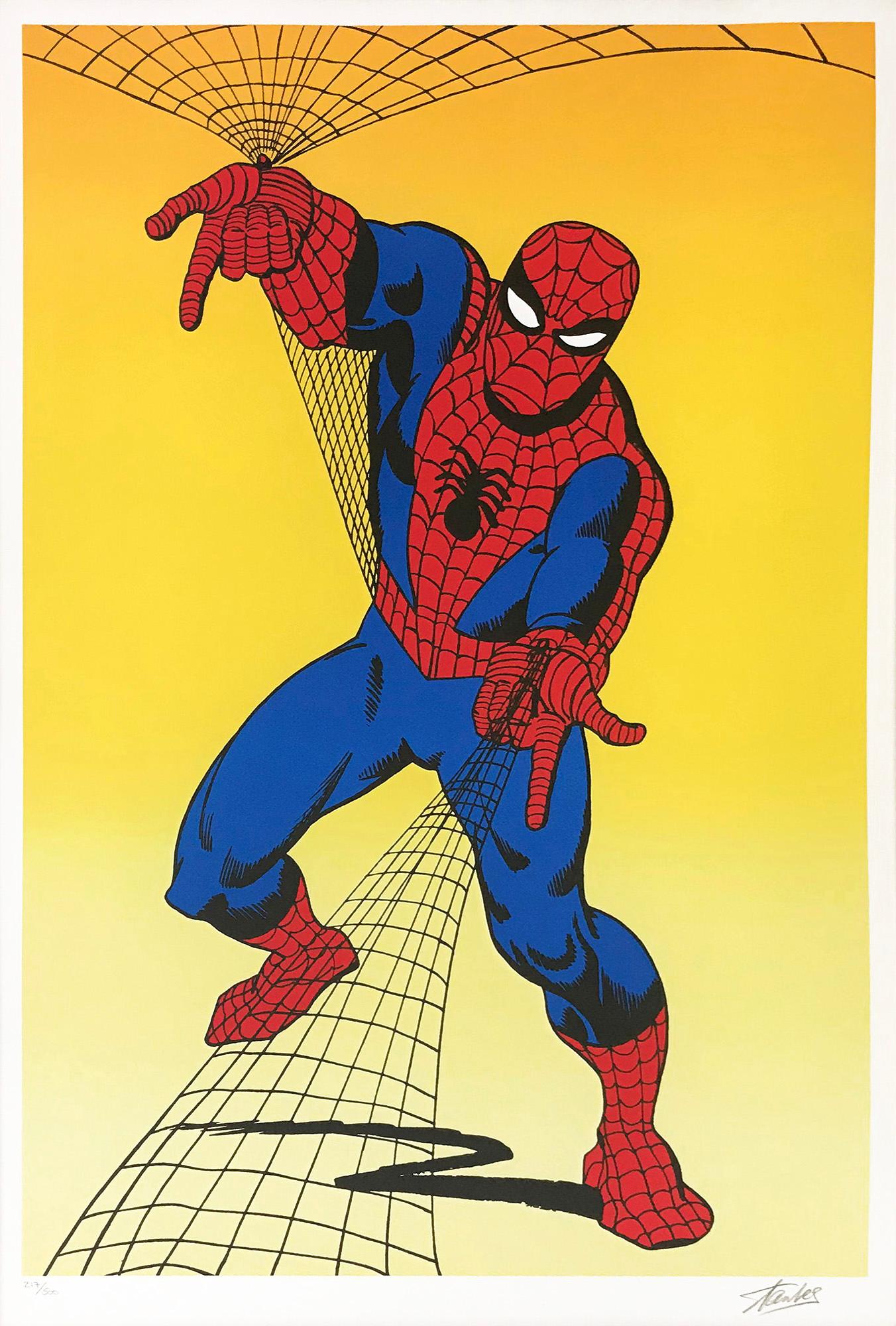 Stan Lee Portrait Print - SPIDER-MAN