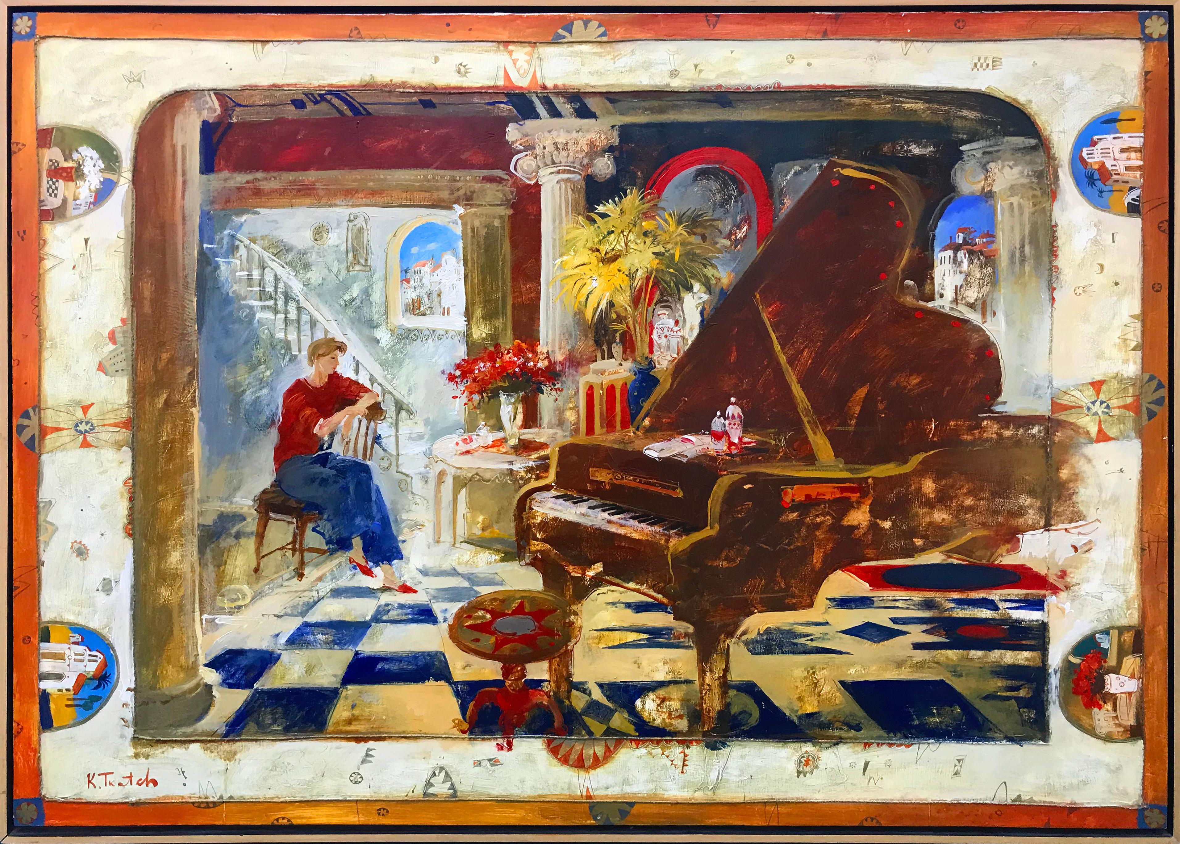 Kim Tkatch Interior Painting - GRAND PIANO