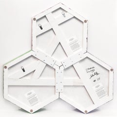 THREE CUBES (CUSTOM WOOD PAINTING)
