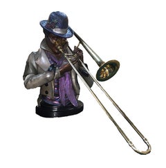 TROMBONE-Spieler (Skulptur)