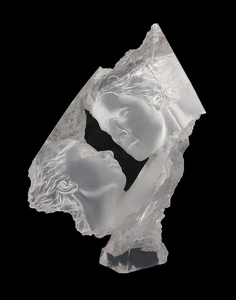 Michael Wilkinson Figurative Sculpture - HAVEN I: ALWAYS (ACRYLIC SCULPTURE)