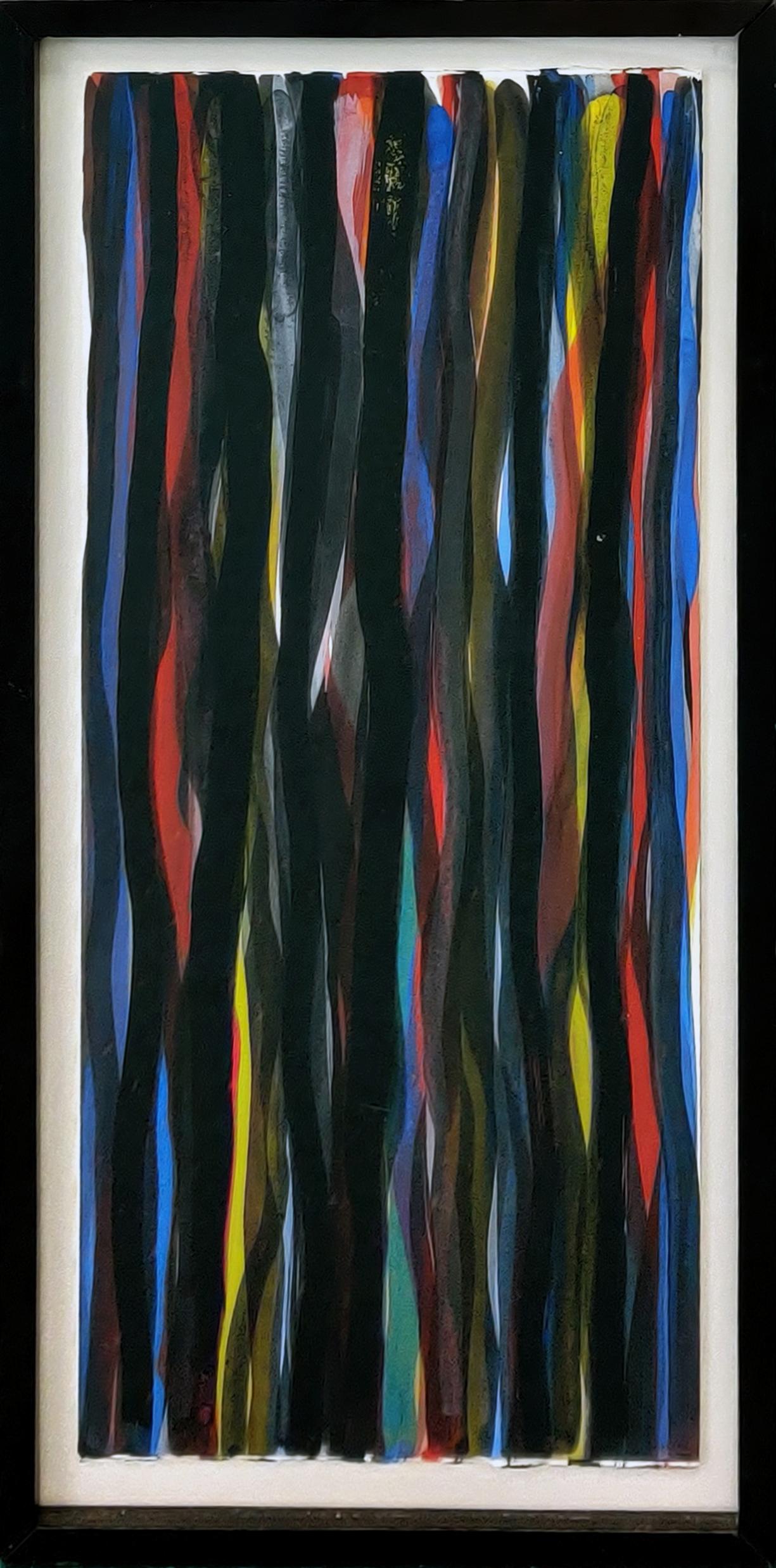 Sol LeWitt Abstract Painting - VERTICAL BRUSH STROKES