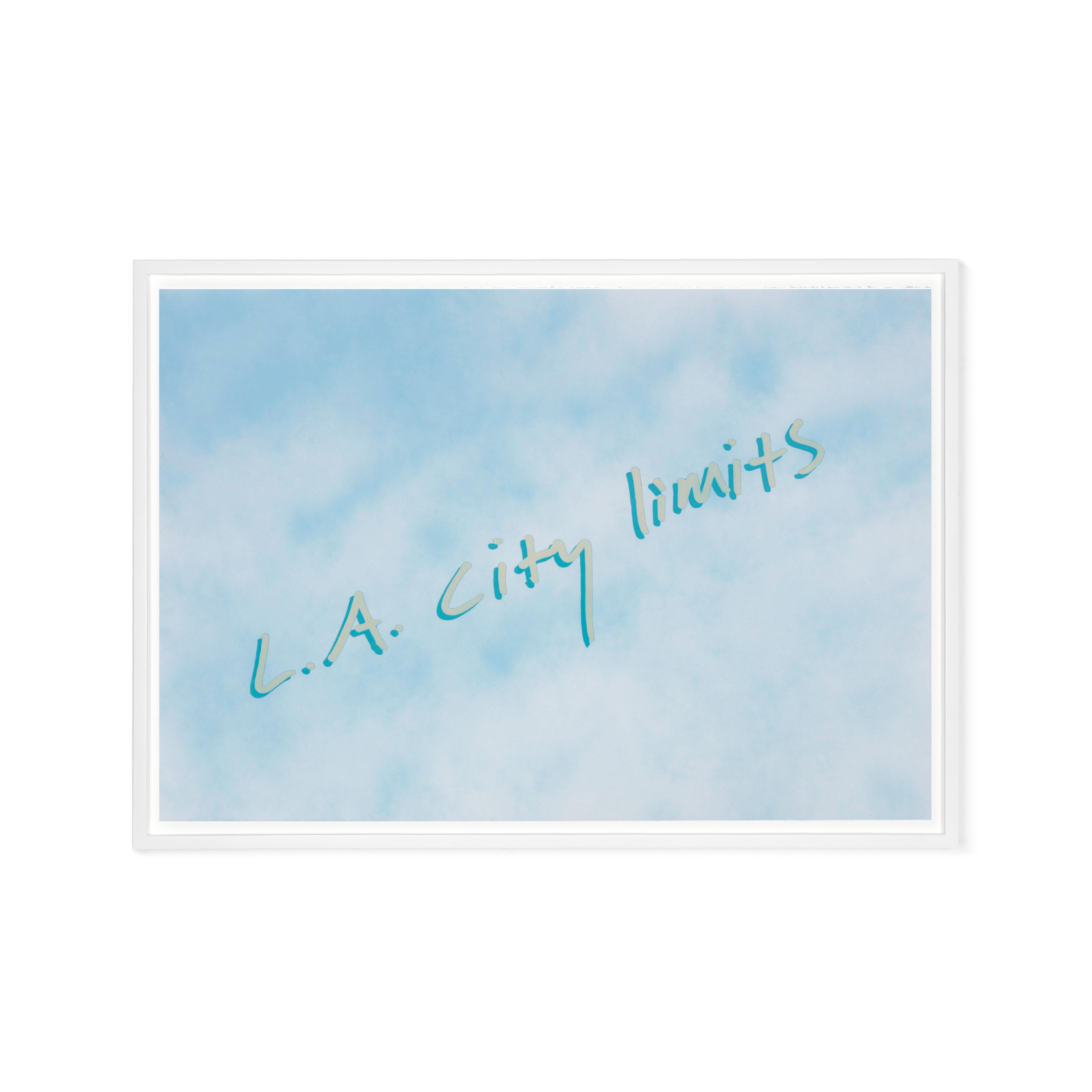 Untitled (L.A. city limits), Contemporary Painting On Paper, 2017 For Sale 1