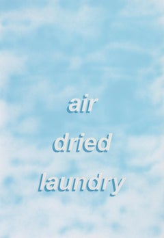 Untitled (air dried laundry), Contemporary Painting On Paper, 2017