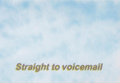 Untitled (Straight to voicemail), Contemporary Painting On Paper, 2017