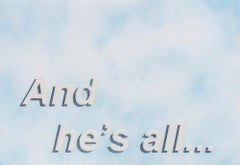 Untitled (And he
s all...), Contemporary Painting On Paper, 2017