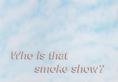 Untitled (Who is that smoke show?), Contemporary Painting On Paper, 2017