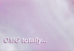 Untitled (OMG totally...), Contemporary Painting On Paper, 2017