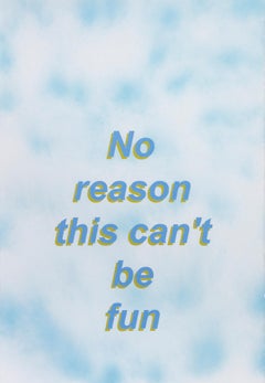 Untitled (No reason this can't be fun), Contemporary Painting On Paper, 2017