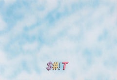 Untitled ($#!T), Framed Contemporary Painting, Nail Polish On Paper, 2017