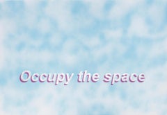 Untitled (Occupy the space), Contemporary Painting On Paper, 2017