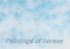 Untitled (Paintings of horses), Contemporary Painting On Paper, 2017