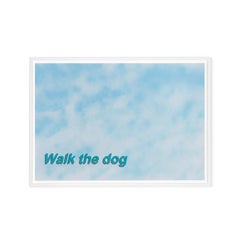 Untitled (Walk the dog), Contemporary Painting On Paper, 2017